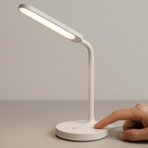 1 Modern Minimalist USB Rechargeable LED Desk Lamp with Touch Control
