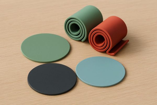 30 Flexible Silicone Coasters That Roll Up for Easy Storage